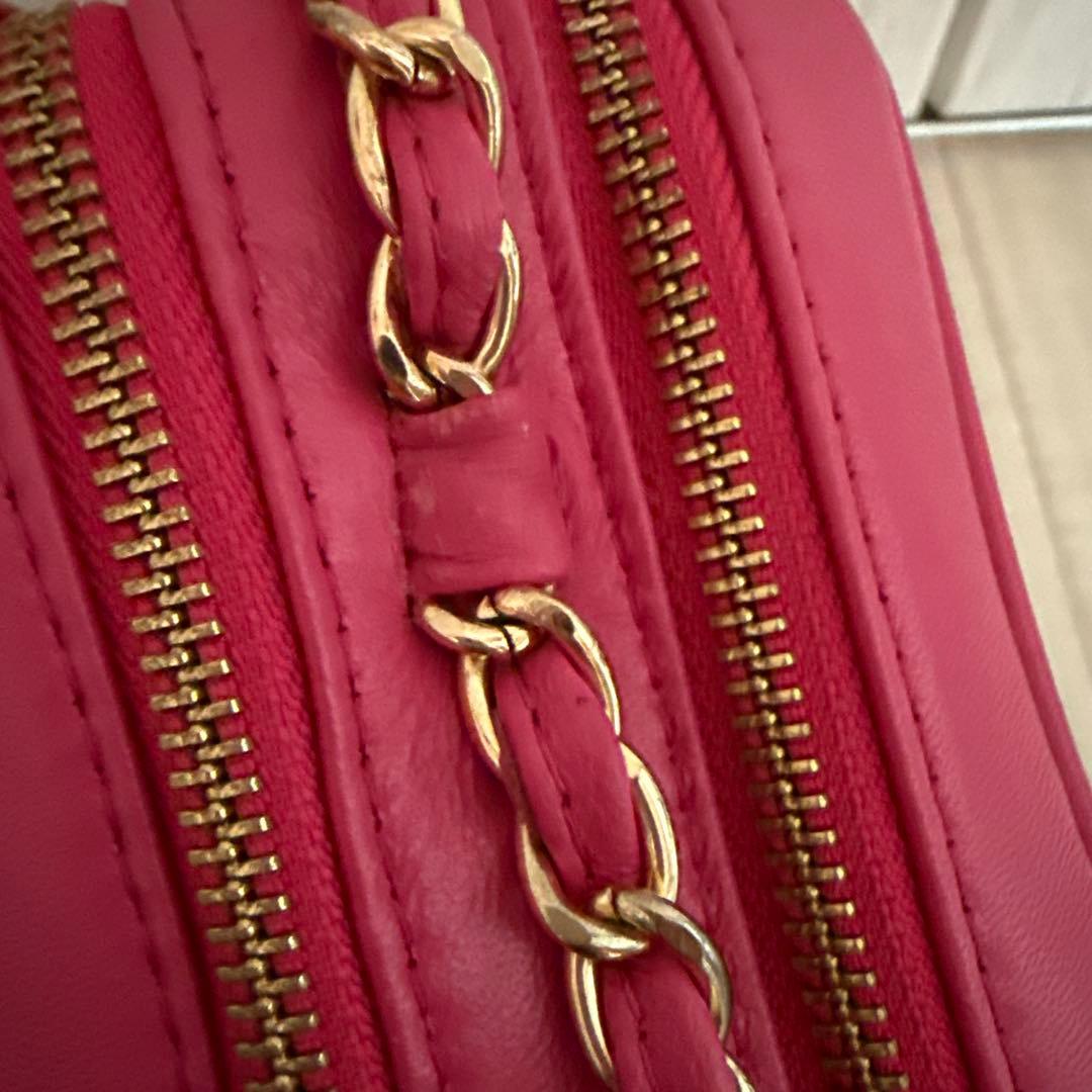 CCマーク　ピンクバック　ショルダー　ボディクロス