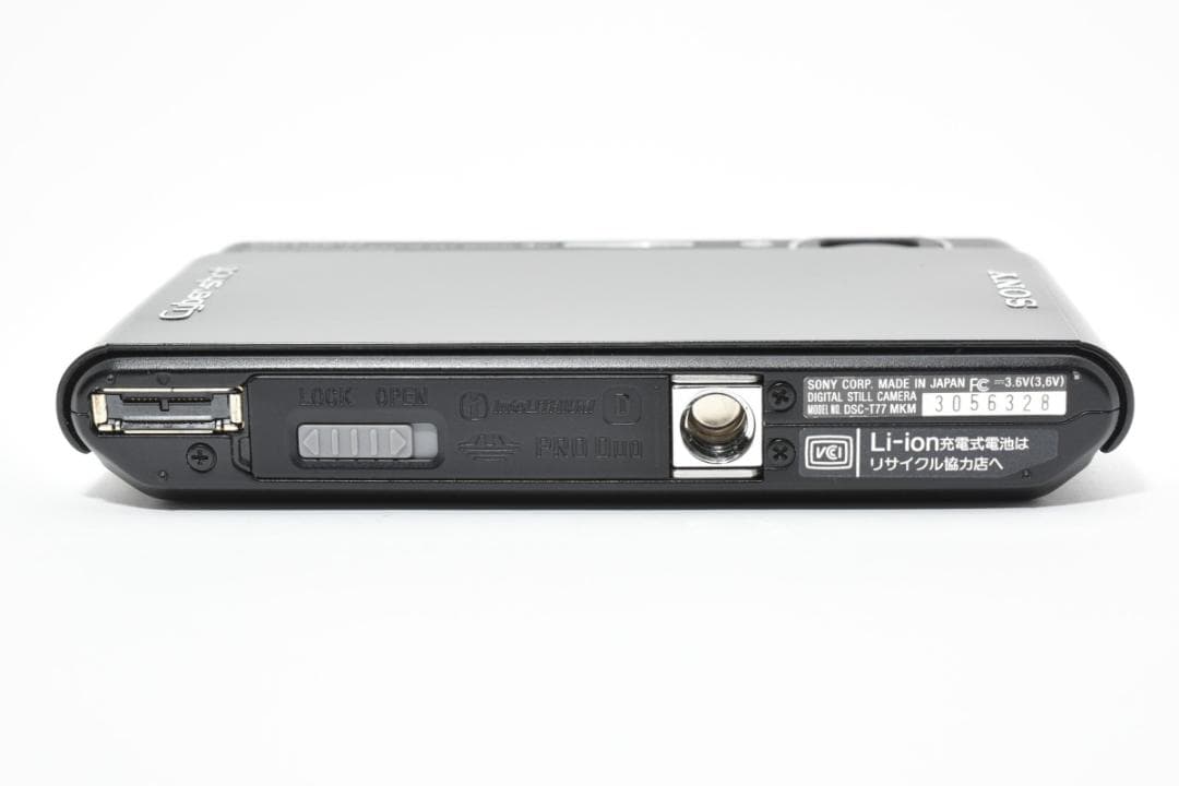 【美品】SONY Cyber-shot DSC-T77 ブラック　動作確認済