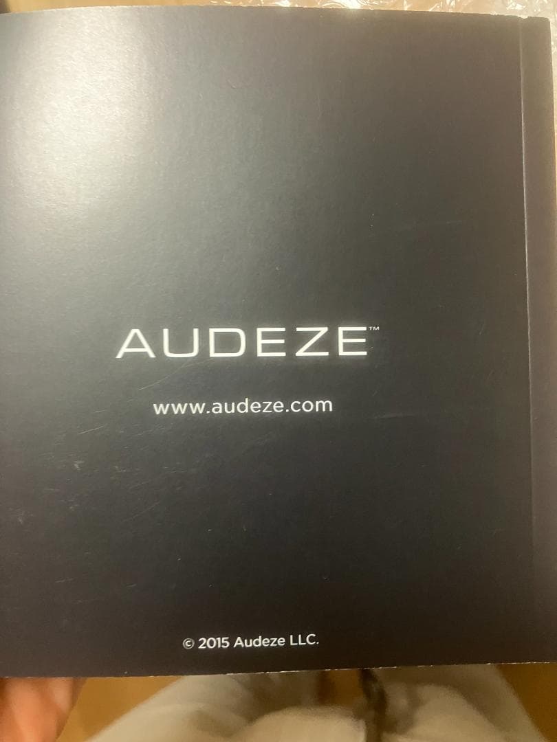 ジャンク　AUDEZE EL8 Black Open 有線ヘッドホン 収納袋付き