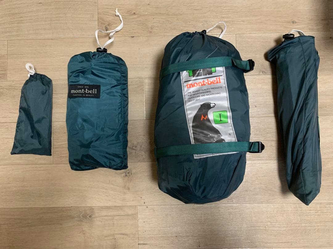 旧型 1型 グランドシート付き ムーンライトテント　mont-bell モンベル