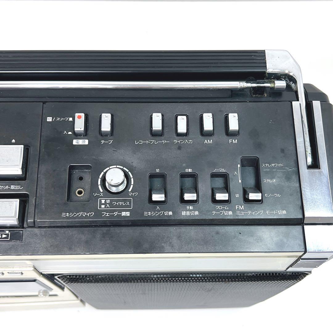 【希少】 SHARP ラジオ付ステレオテープレコーダー GF-505SB