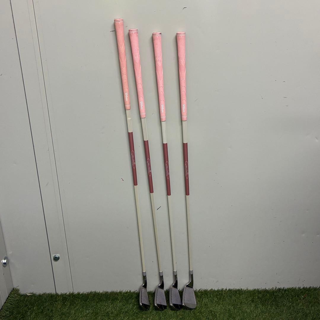 レディースゴルフクラブセット【Wilson】【SA GEAR】【初心者用】★