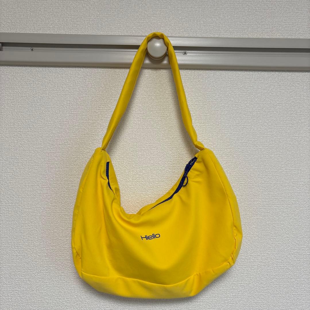 美品HIELLO/ヒエロー別注ハンドバッグ　イエロー