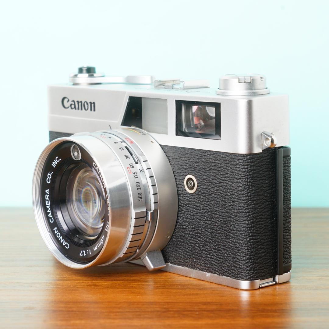 [美品] 完動品◎Canon キャノネットQL17 フィルムカメラ #85