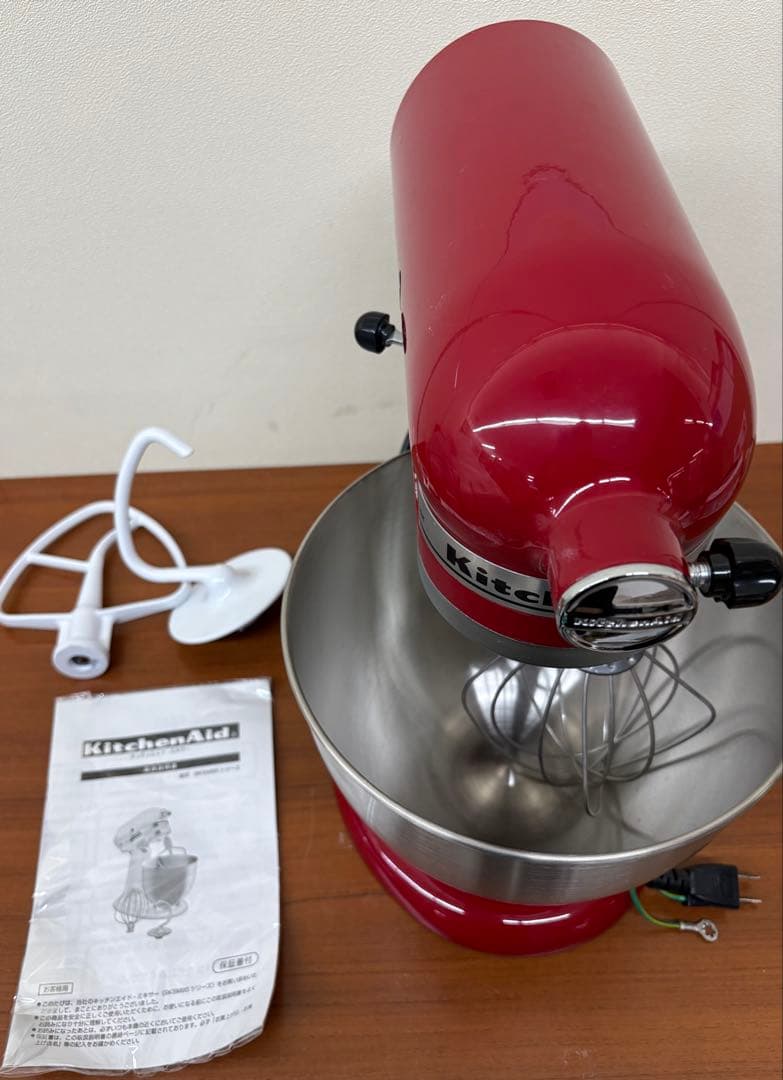 ジャンク　KitchenAid スタンドミキサー 9KSM95ER レッド