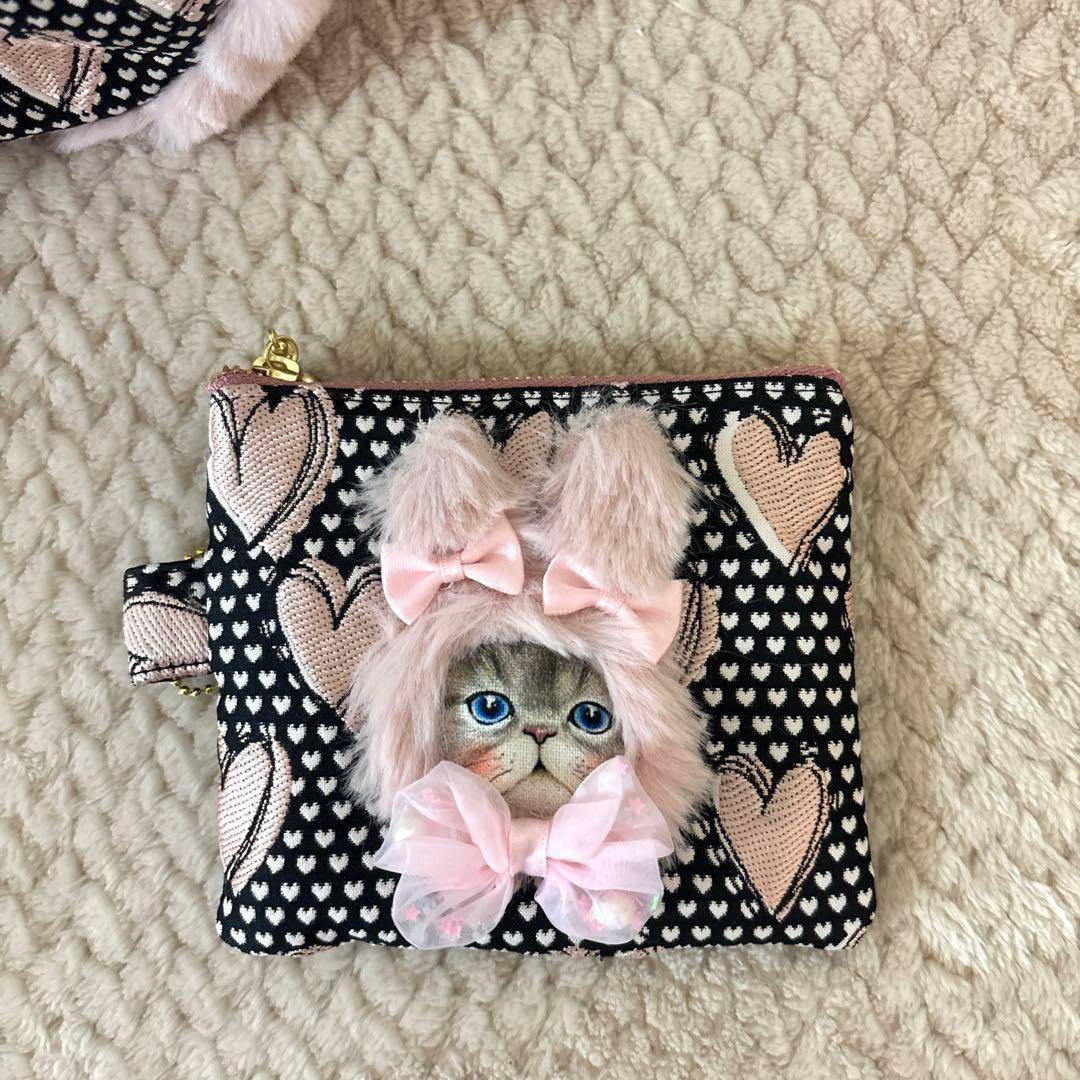 コヤンイサムチョン　ふわモコうさぎルミちゃん　ラウンドトート＆ミニポーチ