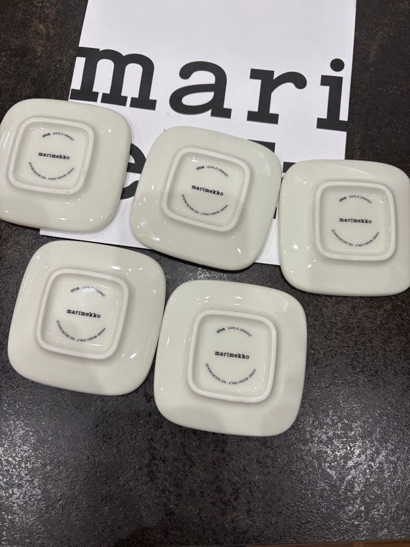 マリメッコ　ウニッコ　プレート　70周年　５枚セット