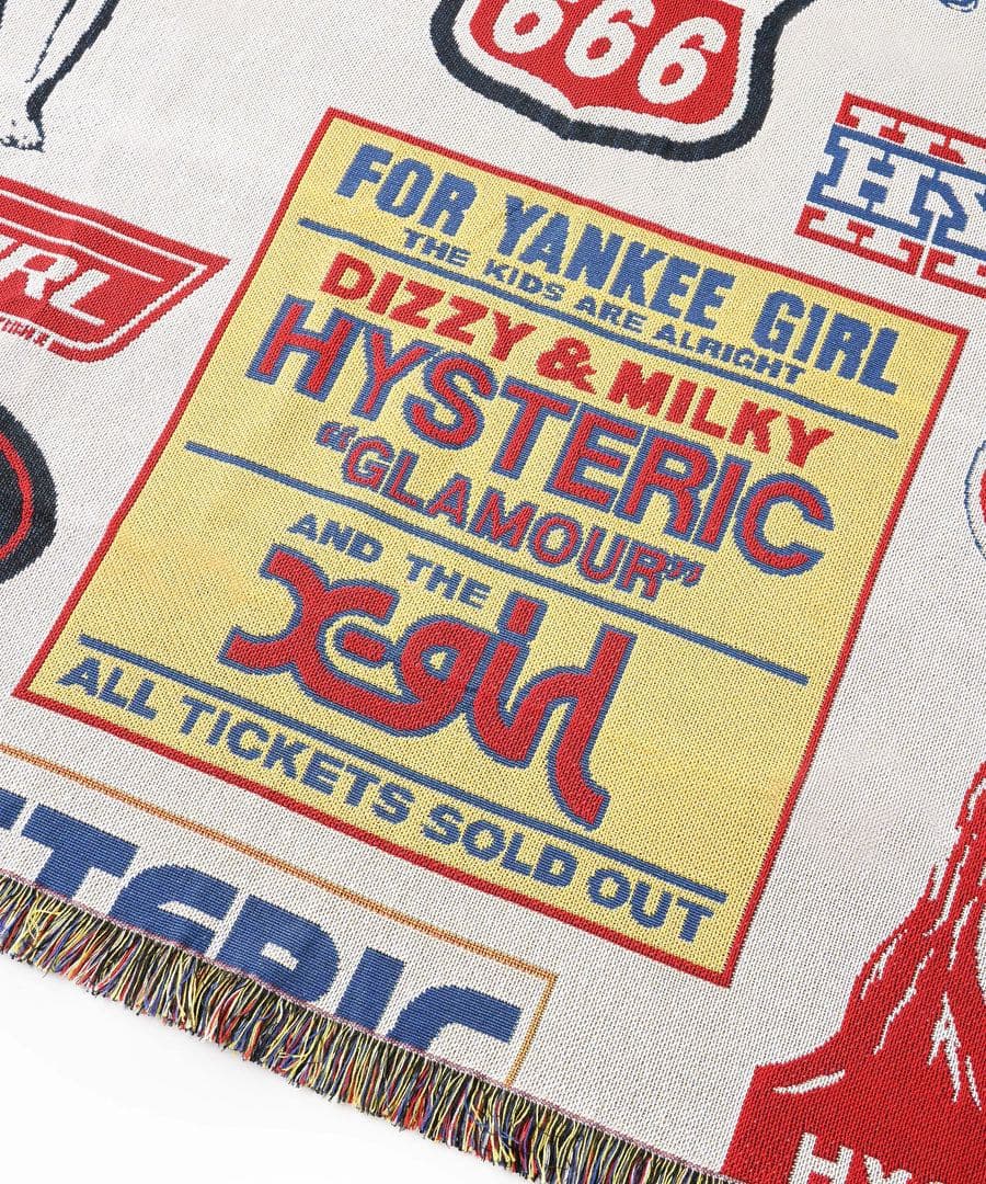 ラグ・カーペット X-girl HYSTERIC GLAMOUR JACQUARD BLANKET