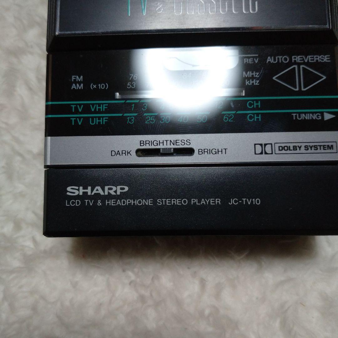SHARP JC-TV10 LCD TV & カセットプレーヤー