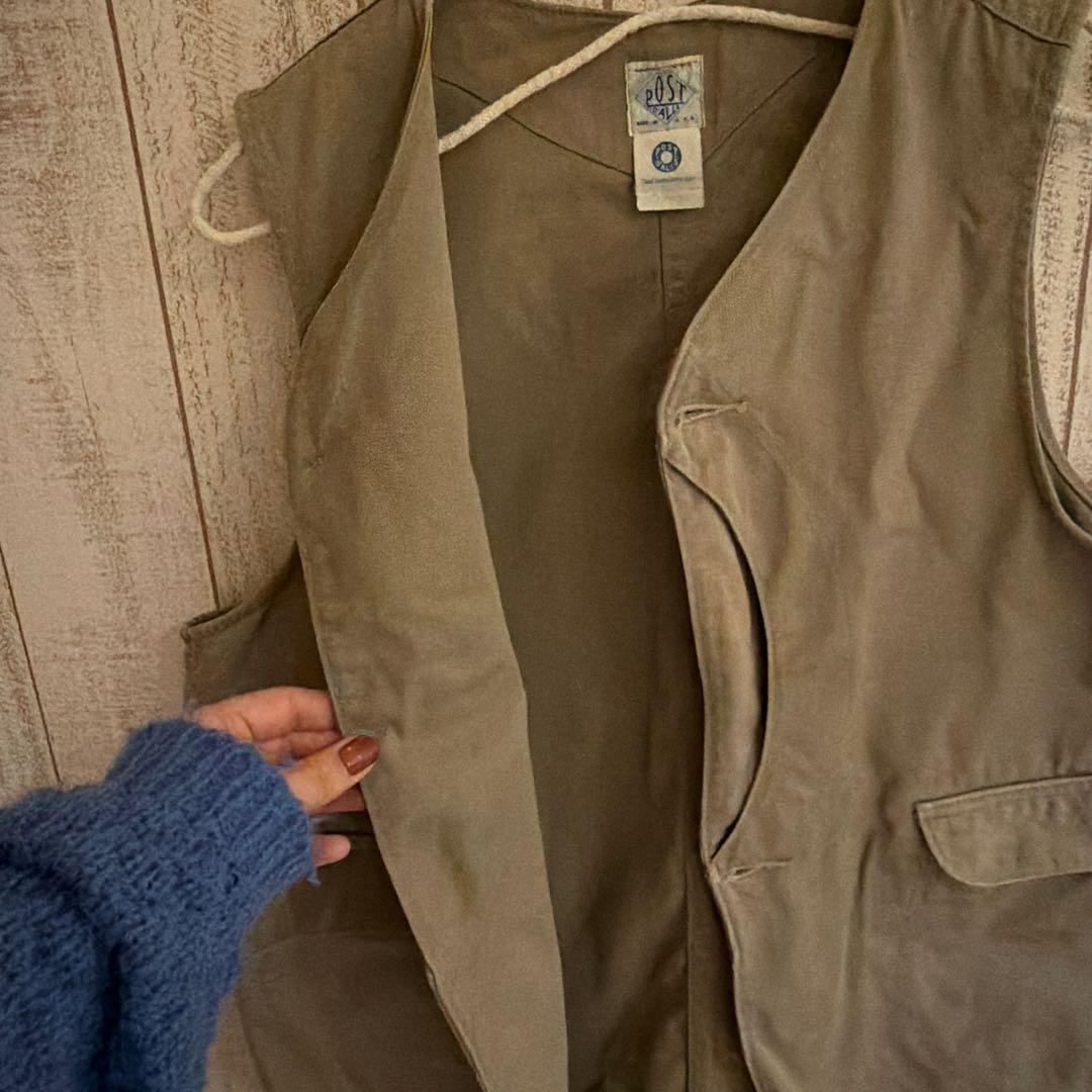 POST OVERALLS ベージュ ベスト