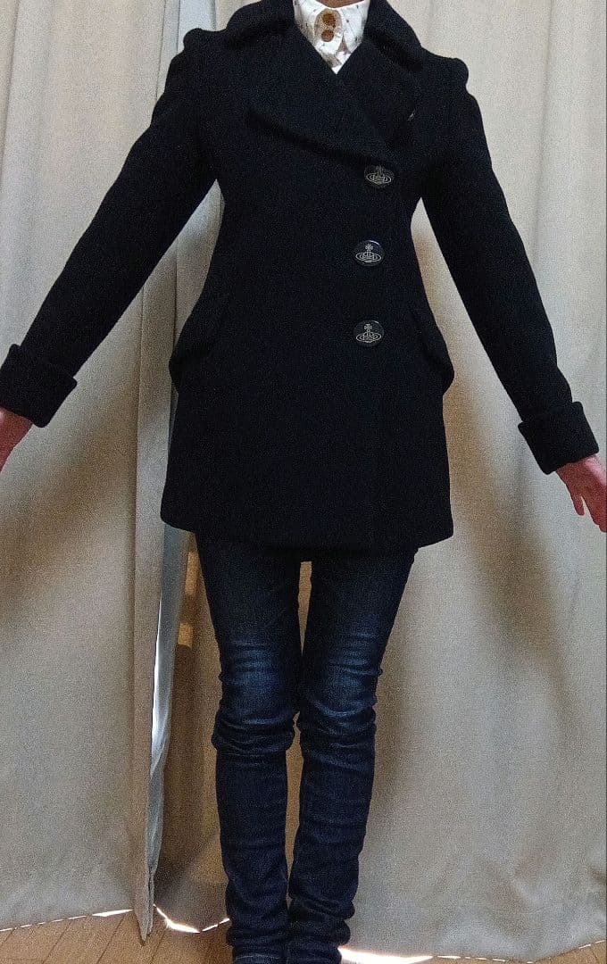 ヴィヴィアン　ショートコート　ブラック　1