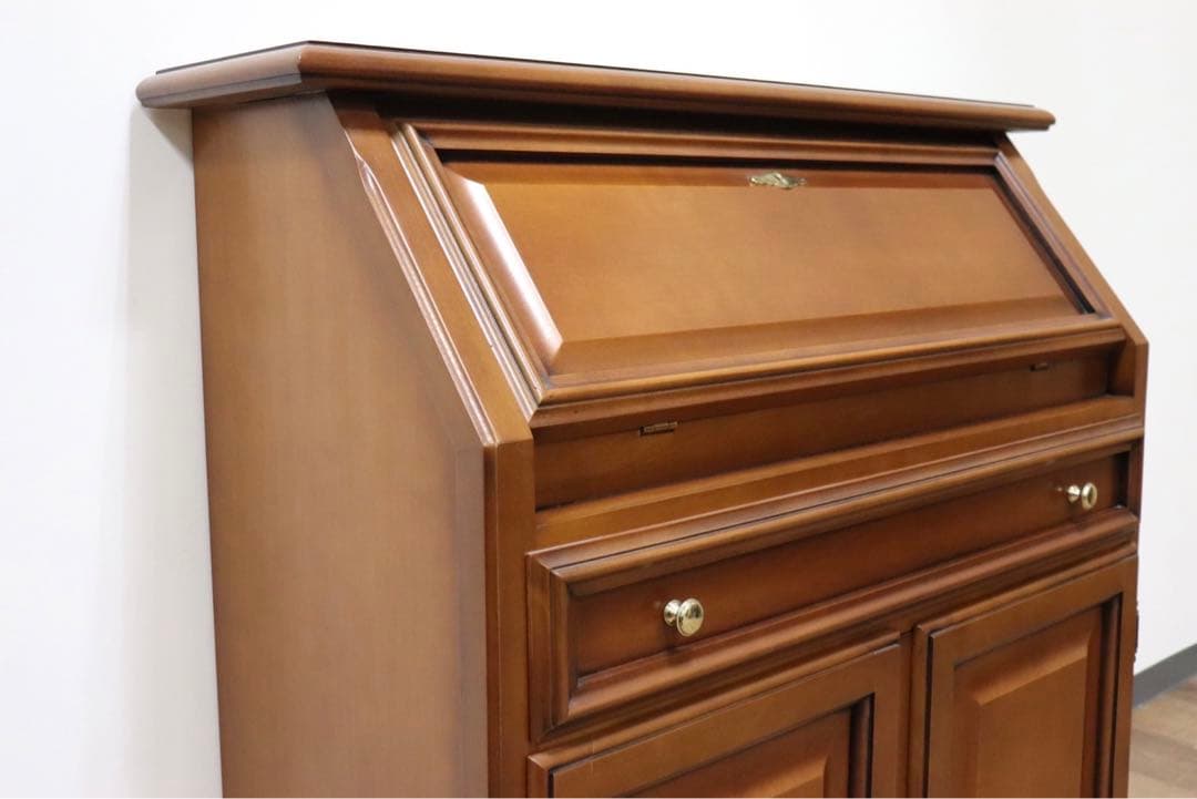 GMGH231○イタリア製 ライティングビューロー 学習机 書斎机 勉強机 キ