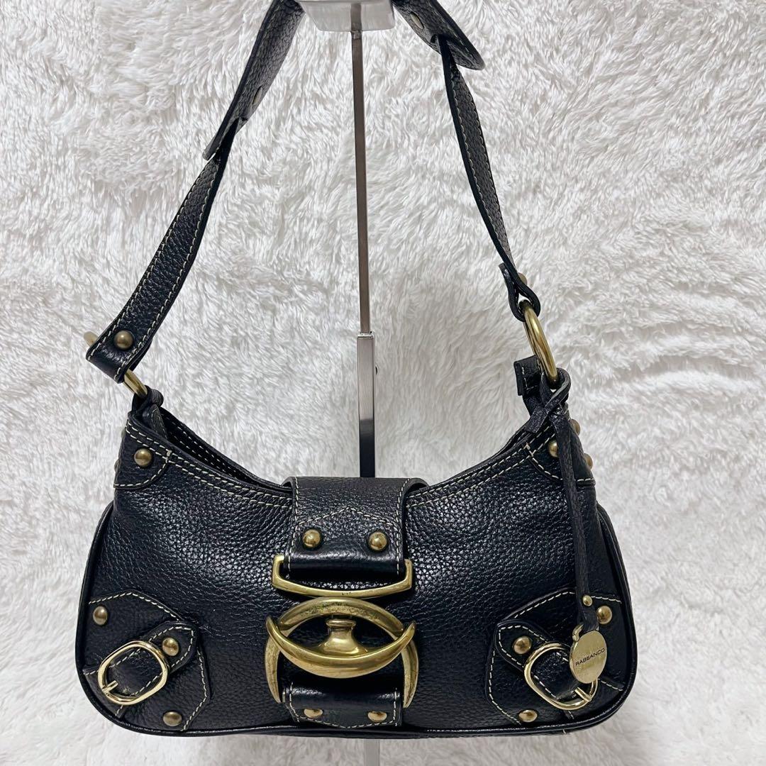 希少 Y2K 本革 ゴールド金具 アーカイブワンショルダーバッグ