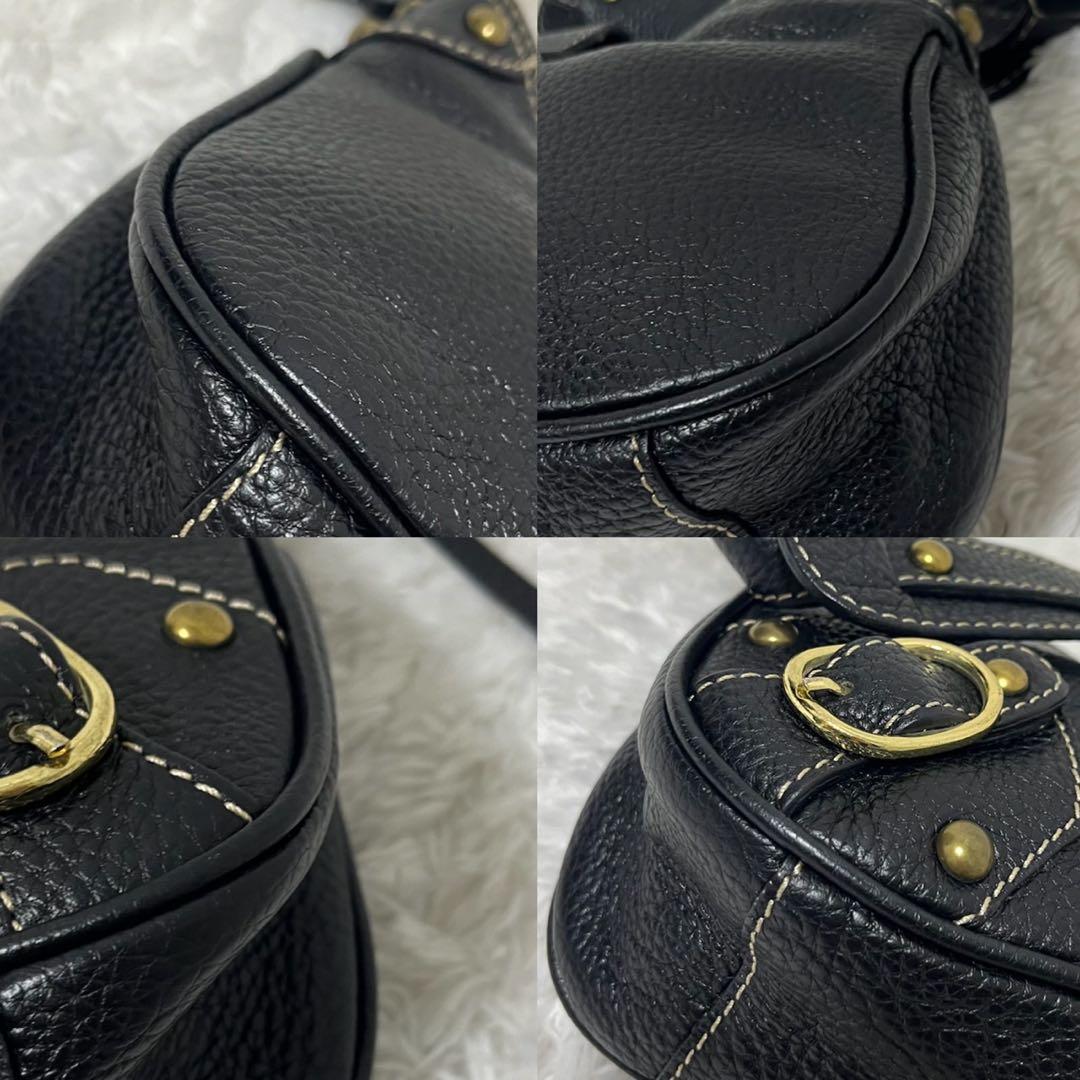 希少 Y2K 本革 ゴールド金具 アーカイブワンショルダーバッグ