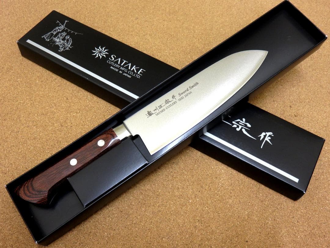 関の刃物 三徳包丁 170mm 濃州正宗作 割込 ステンレス鋼 両刃 万能 包丁