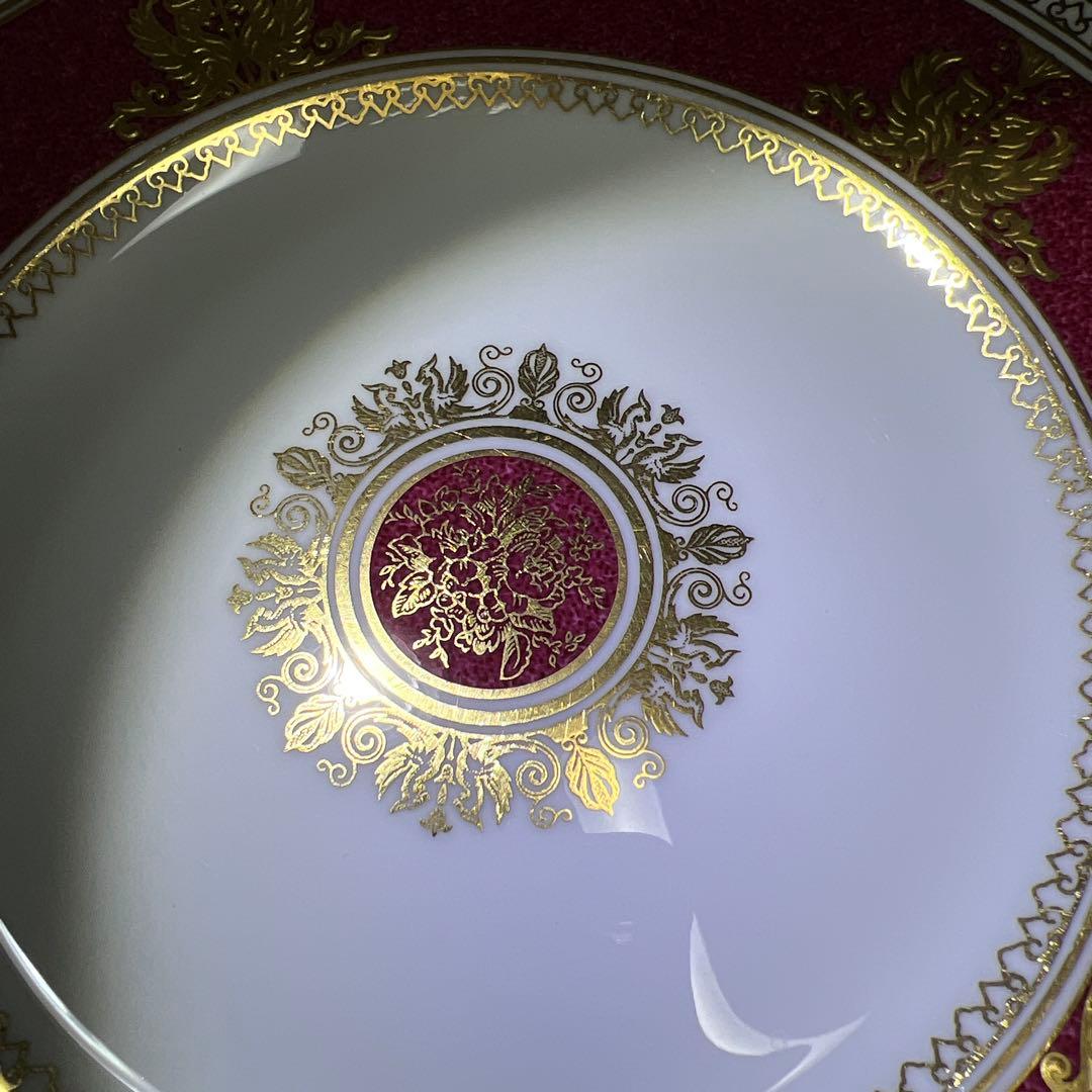 ウェッジウッド最高級シリーズ　コロンビアパウダールビー　デザートプレート6枚