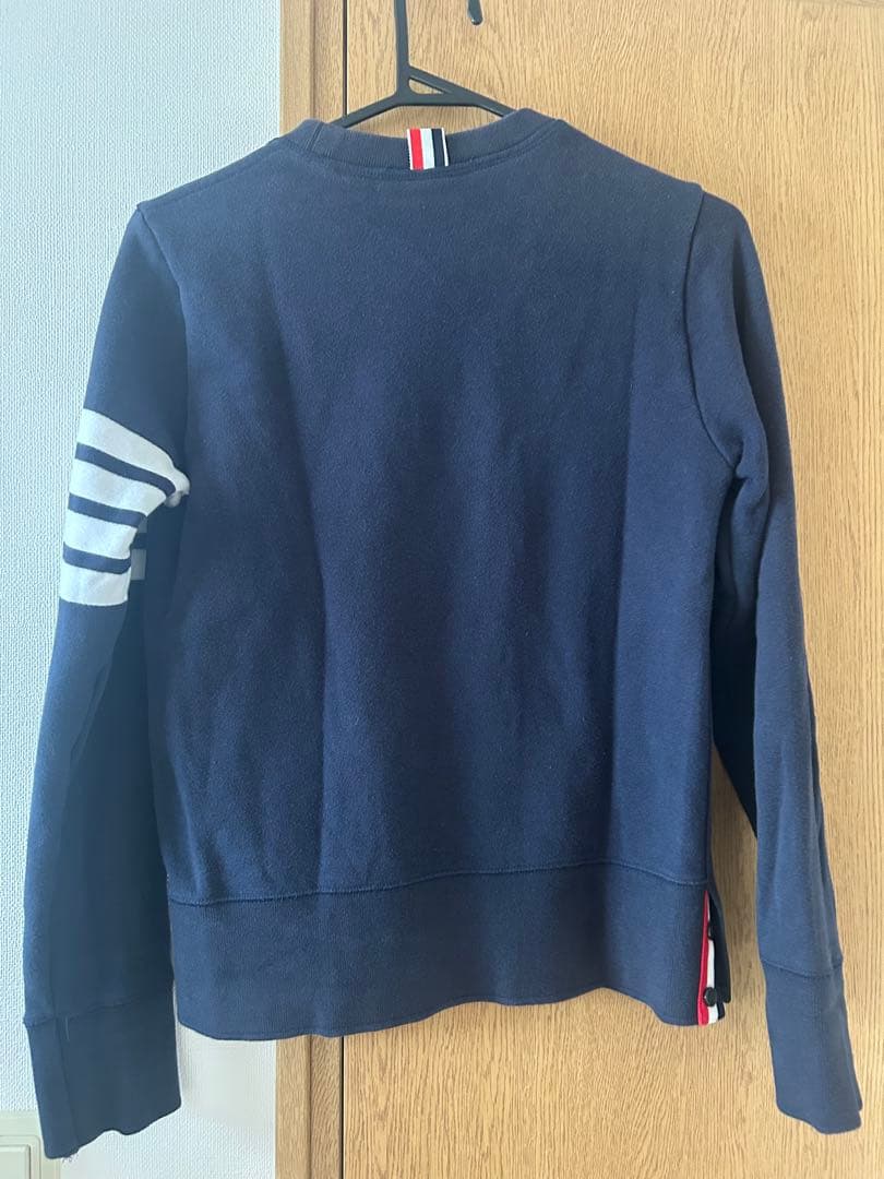 THOM BROWNE ネイビー トレーナー