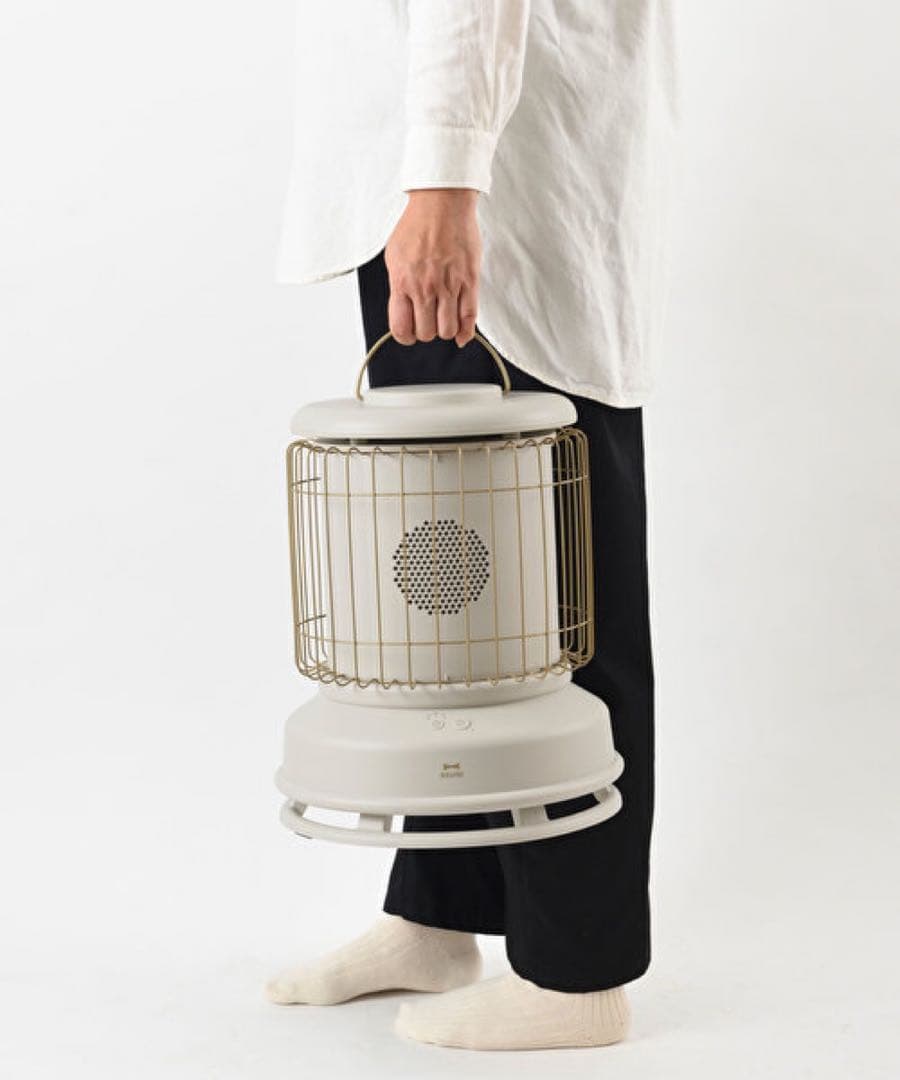 お値下げ【新品・未開封】BRUNO ブルーノ　全方位型ファンヒーター タン