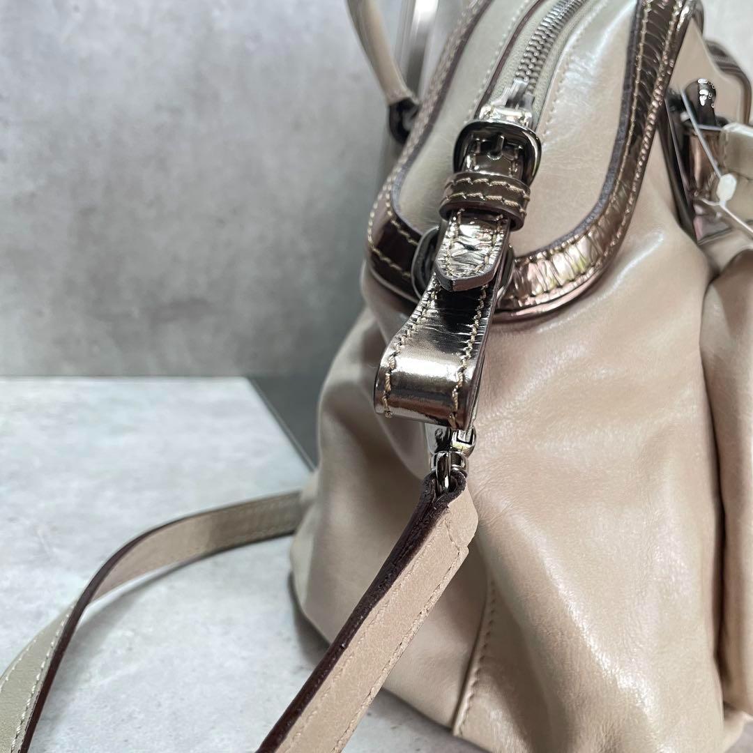 MaxMara SPORTMAX ♡ 牛革 2WAYバッグ 定価117600円