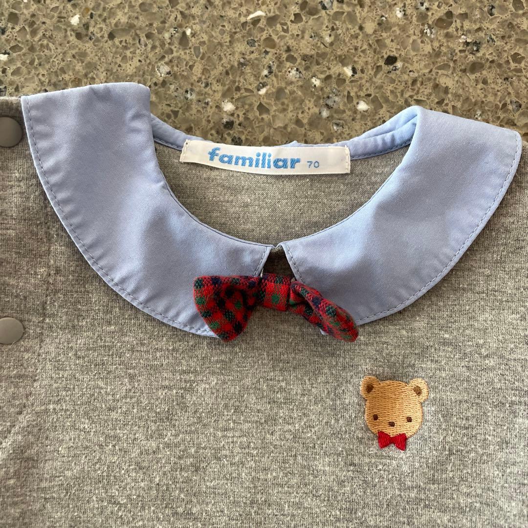 familiar 70サイズ ロンパース・カバーオール　ファミリア