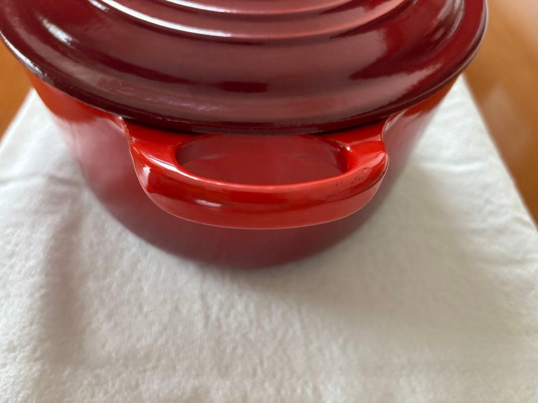 LE CREUSET ル・クルーゼ ココット オーバル 29cmレッド両手鍋