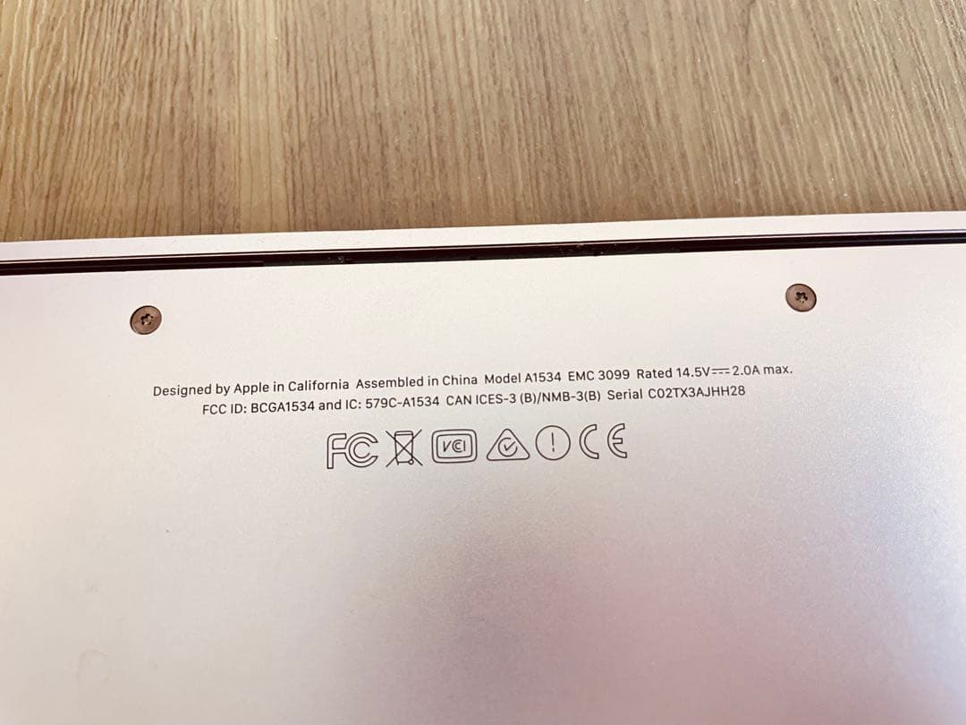 MacBook ローズゴールド 12インチ 2017 i5/8G/512G