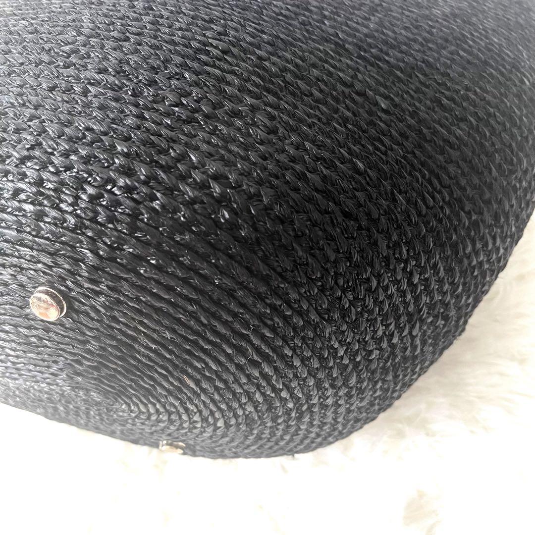 美品 ヘレンカミンスキー HELEN KAMINSKI トート レザー ラフィア