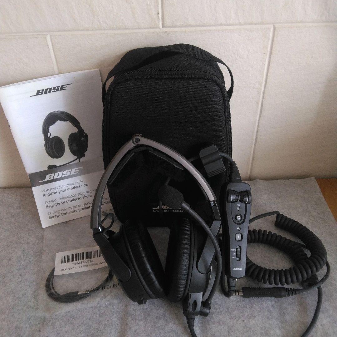 美品♪Bose Aviation Haedset A20 航空機用 ヘッドセット