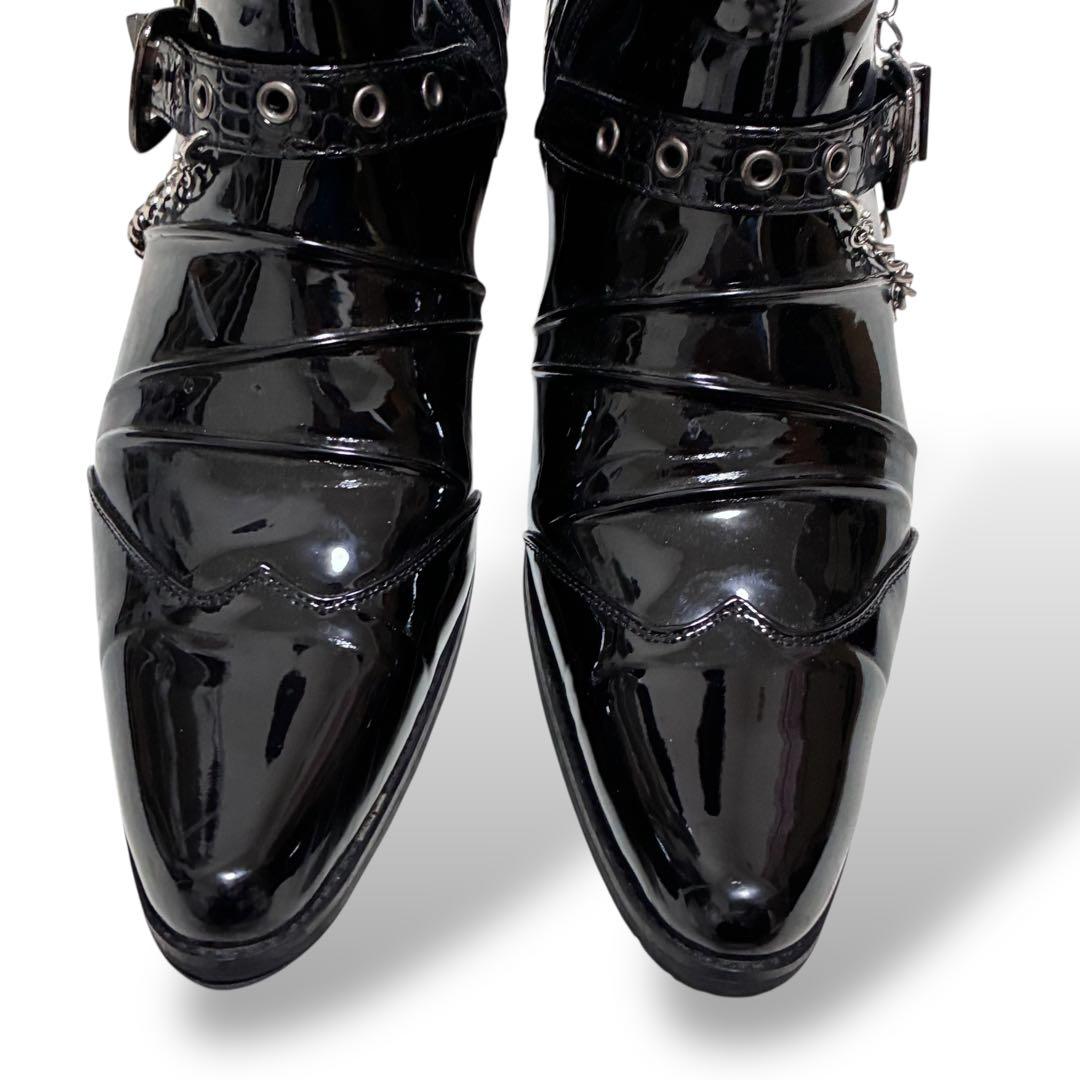 靴 00s archive chain belt boots studs y2k