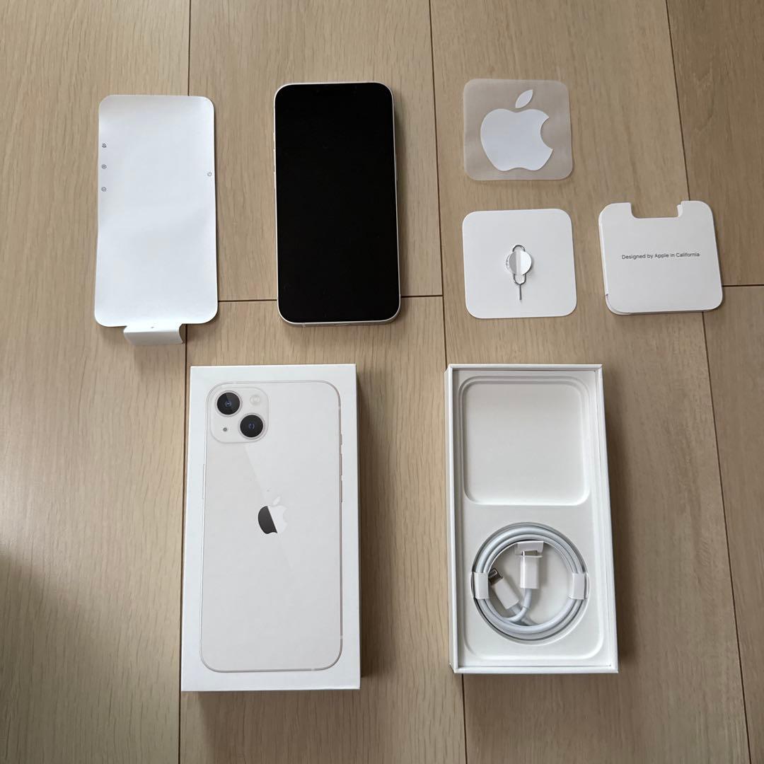 【早い者勝ち】iPhone13 128GB SIMFree starlight