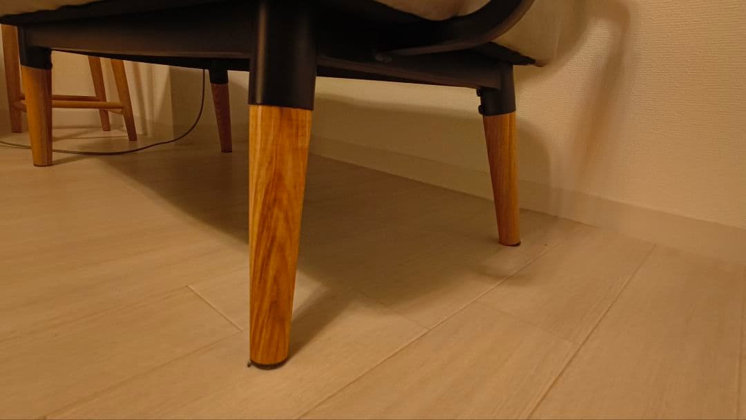 東谷　ロイス　グレー ソファ 2人掛け　レザー調