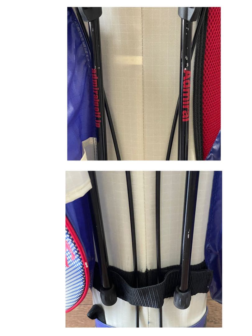 【値下げ可能】アドミラル　キャディバッグ トリコロール　1914 Admira