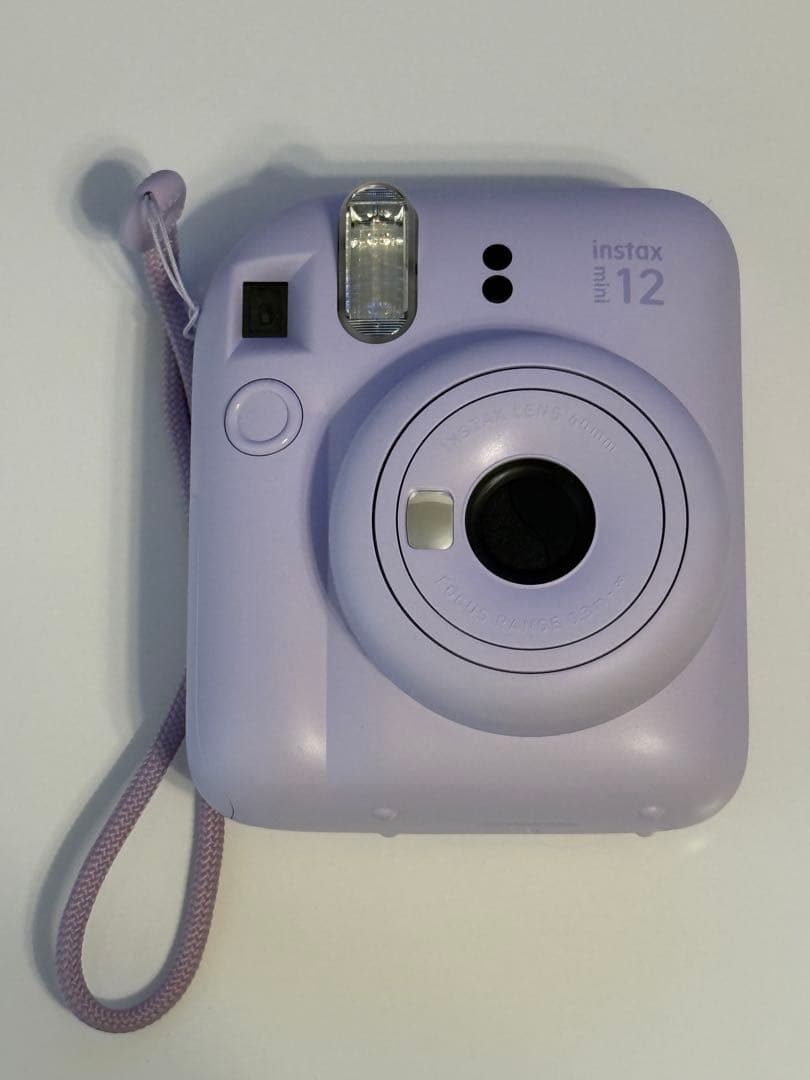 チェキ　instax mini12 ライラックパープル　ケース付