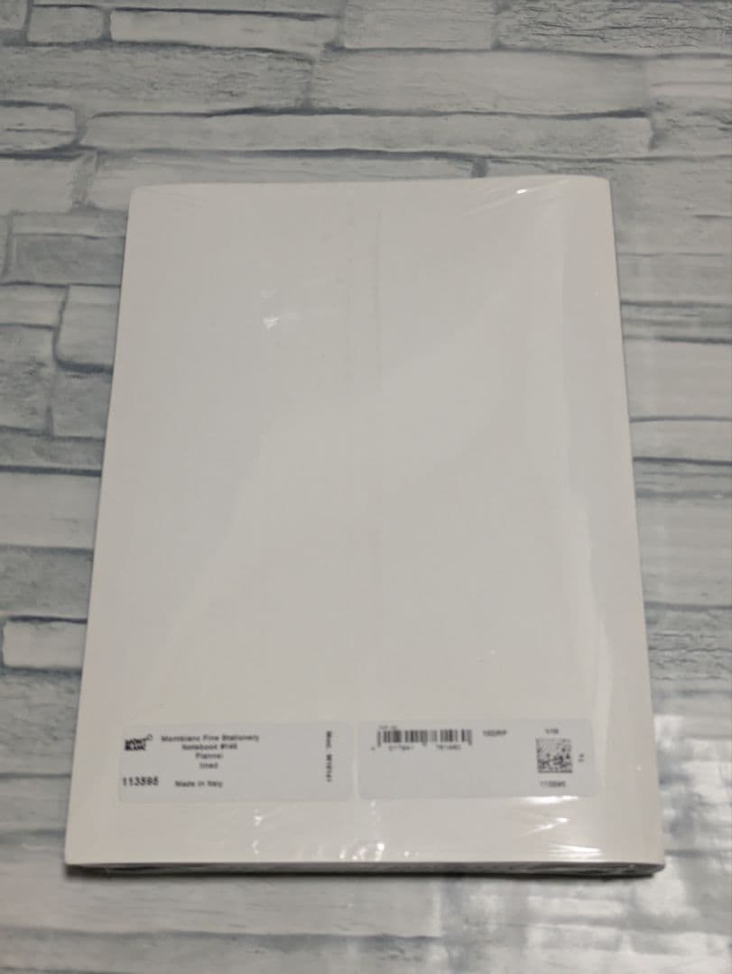 未使用品　モンブラン　ノートブック146 　グレー　シルバーカット