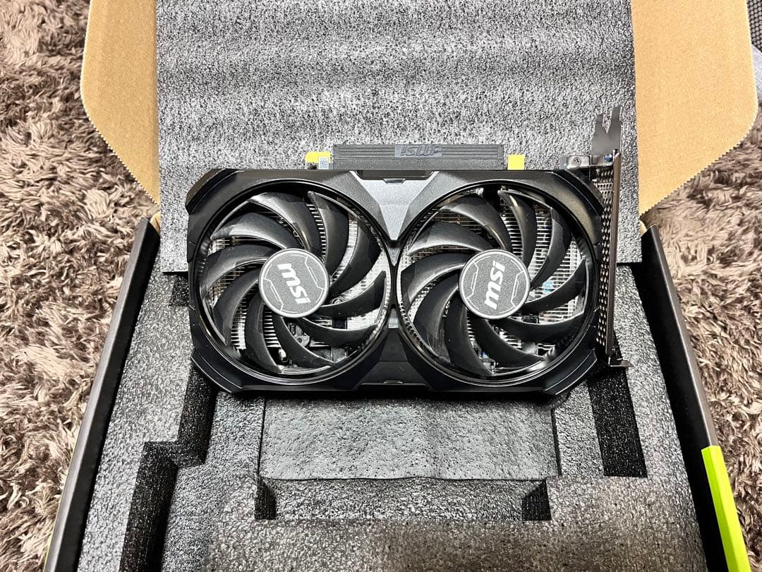PC用ファン・クーラー MSI GeForce RTX 4060 Ti 8GB Ventus 2X