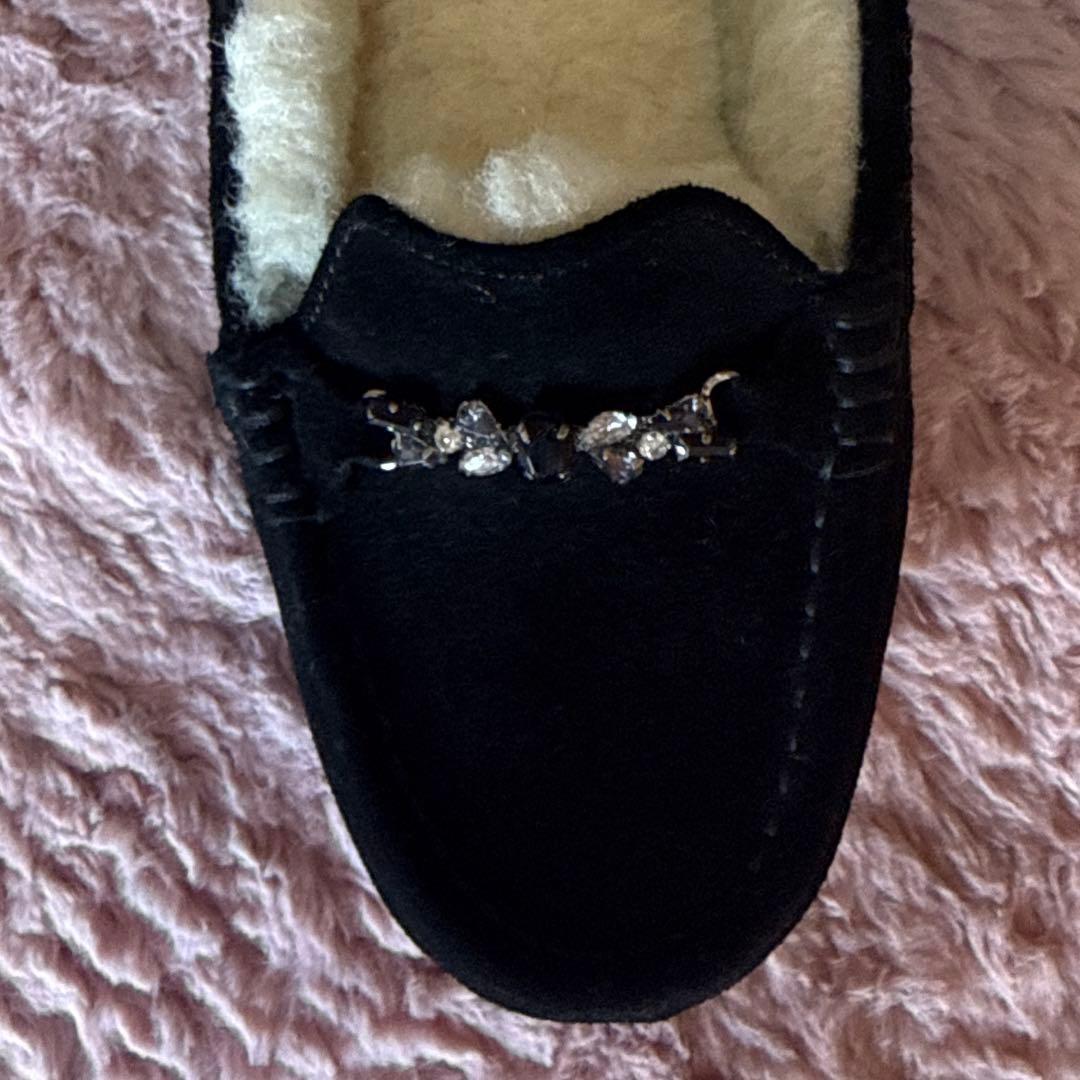 新品未使用 UGG Ansleyアンスレー チャームジェム サイズ8 ブラック