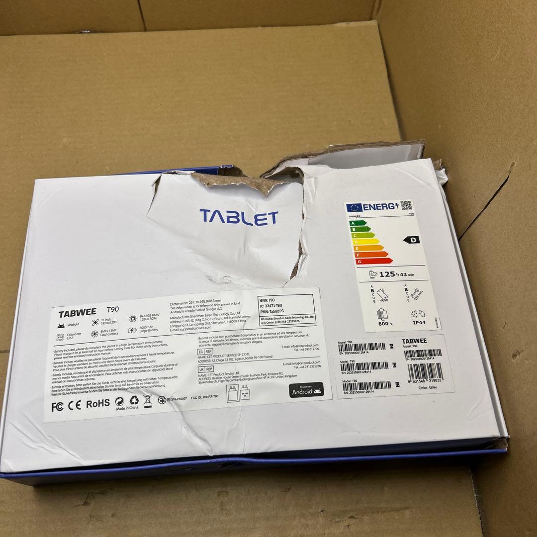 11 インチ　TABWEE T90 128GB タブレット