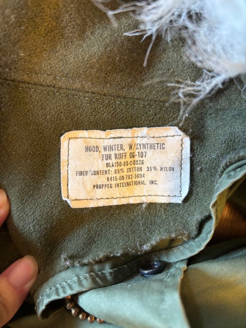 ジャケット・アウター 83s US ARMY M-65 FISHTAIL PARKA Size XS