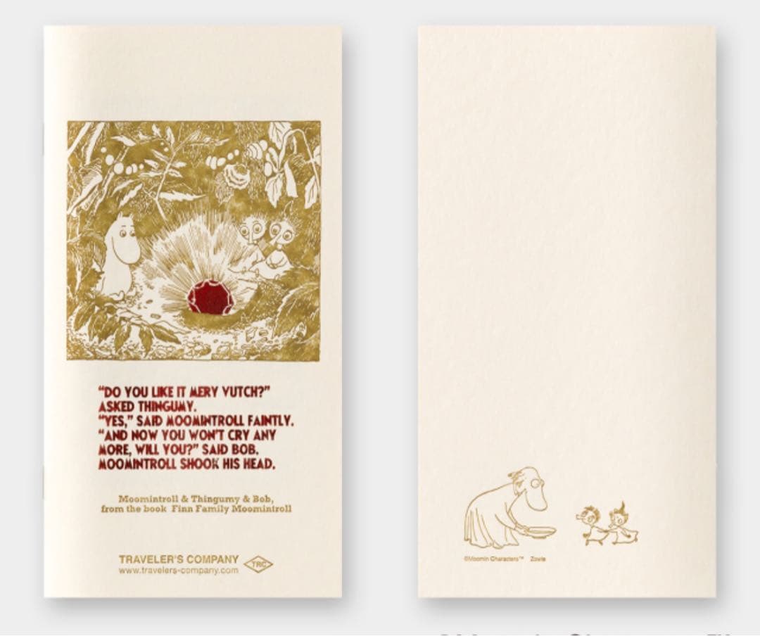 新品未使用品　トラベラーズノート 限定セット MOOMIN ムーミン一家