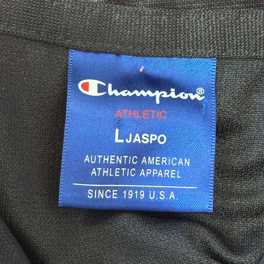 【魔裟斗モデル】Champion チャンピオン 刺繍 黒×赤 セットアップ L