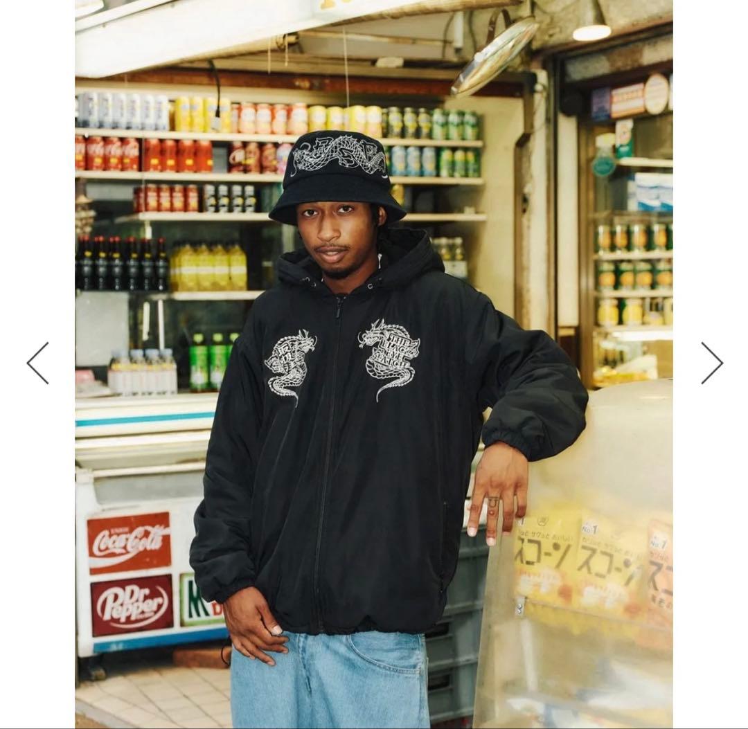 BlackEyePatch ナイロンジャケット 黒 Lサイズ