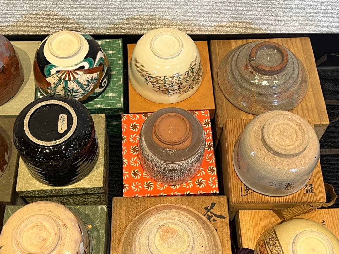 お*将様 茶碗 抹茶碗 まとめて 32点 箱付 茶道具 陶器 京焼 紫雲 英香