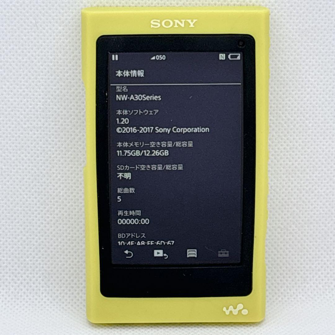 【ほぼ未使用】SONY WALKMAN NW-A35 ハイレゾ対応 イヤホン付き