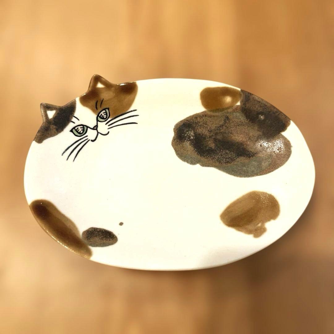 野上千晶さん　ねこたま皿セット