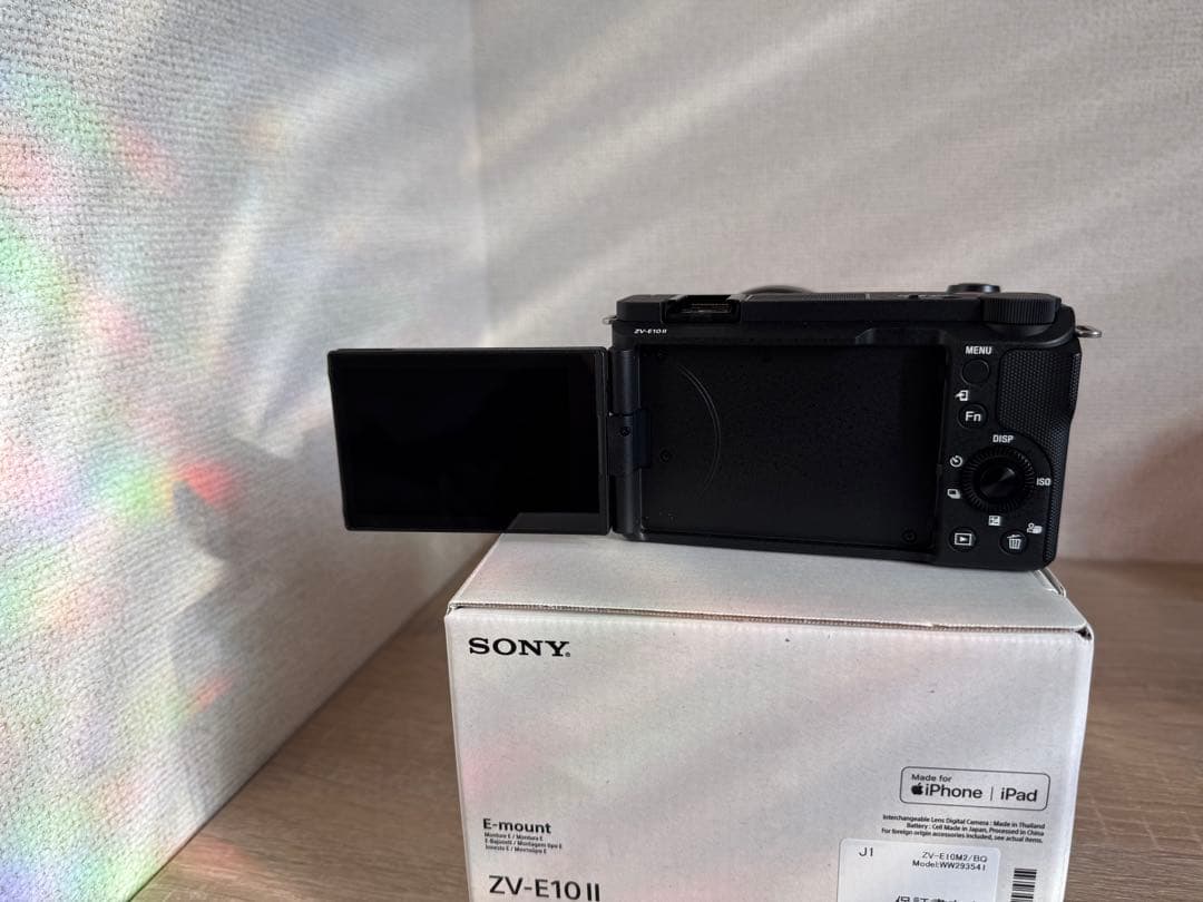 【新品】Sony ZV-E10 II + 35mm F1.8単焦点レンズ