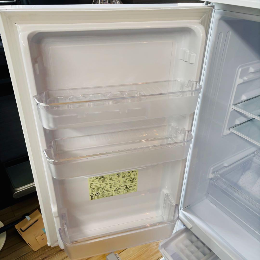 SHARP 167L 冷凍冷蔵庫 SJ-17E5-KW 2018年製