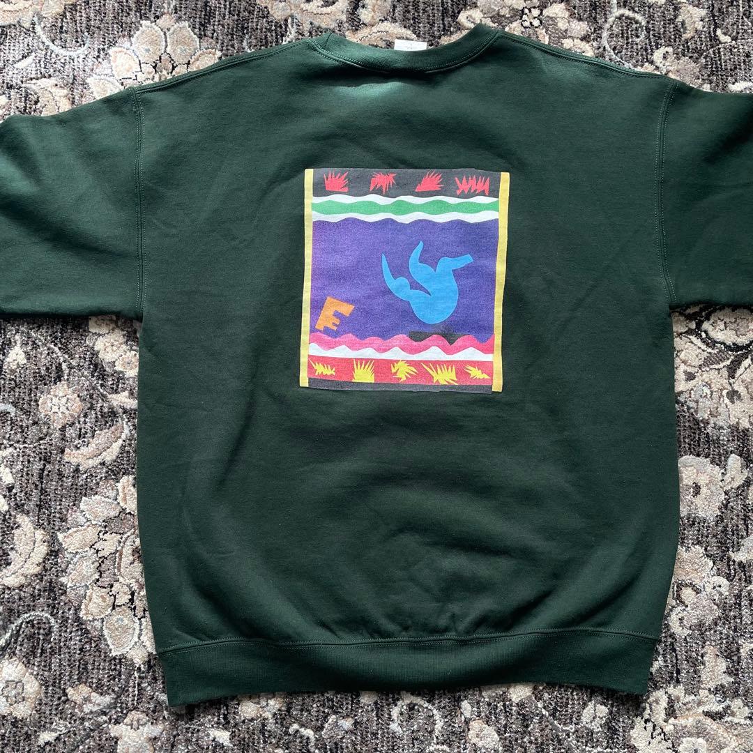 6(ROKU) HENRI MATTISE CUTOUT スウェット トレーナー