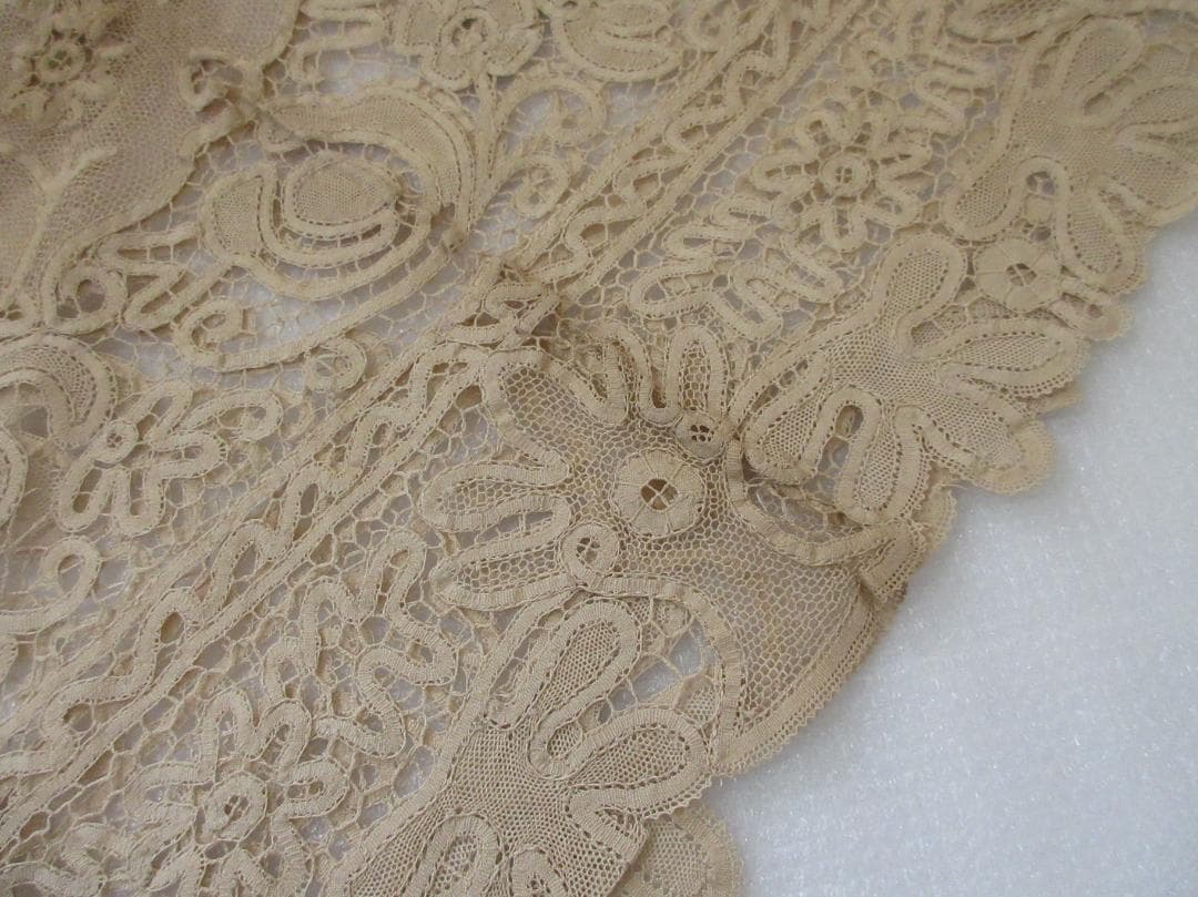 (O-41)汕頭 スワトウ テーブルクロス 刺繍 レース