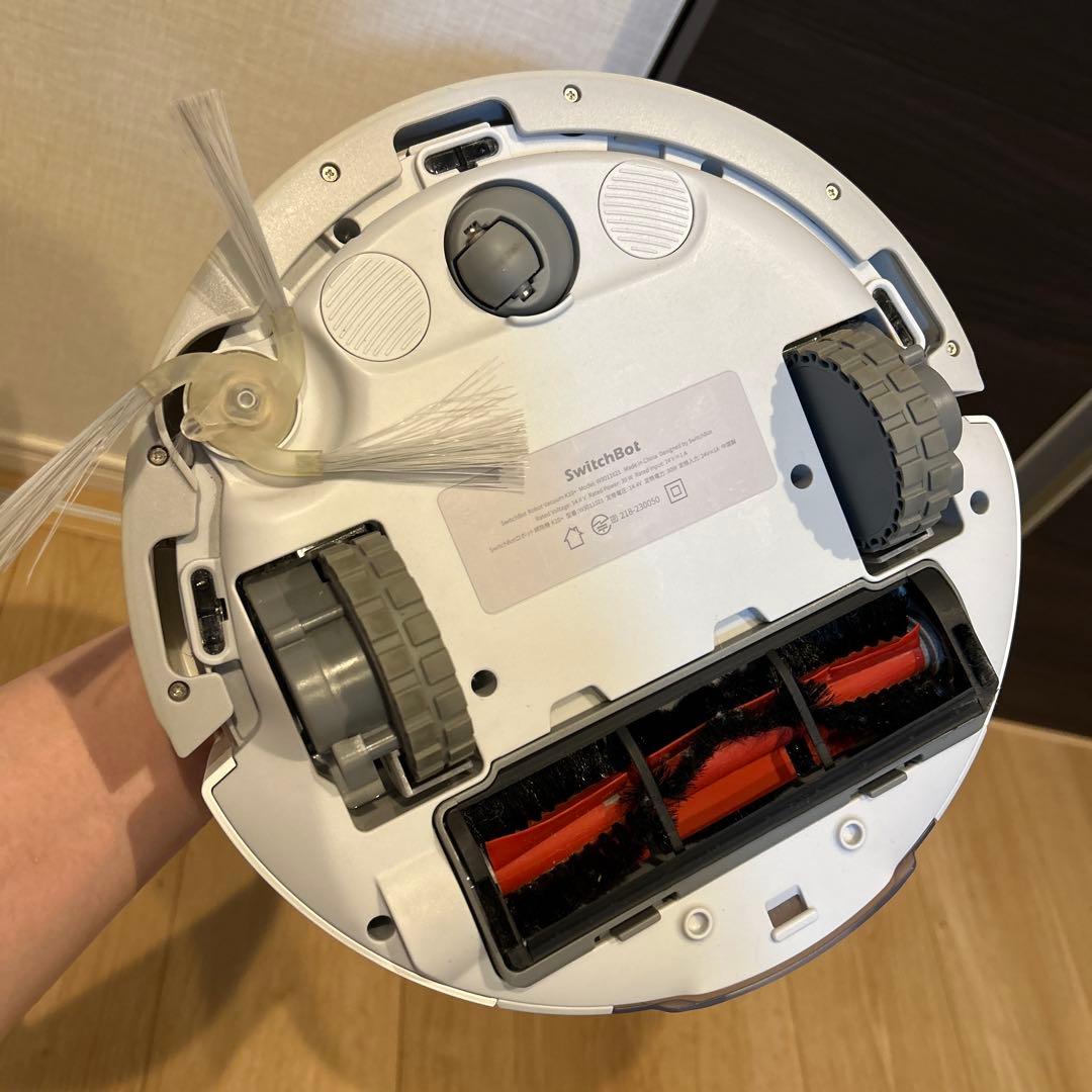 【switchbot】世界最小ロボット掃除機×水拭き機能(長期保証29年1月迄)