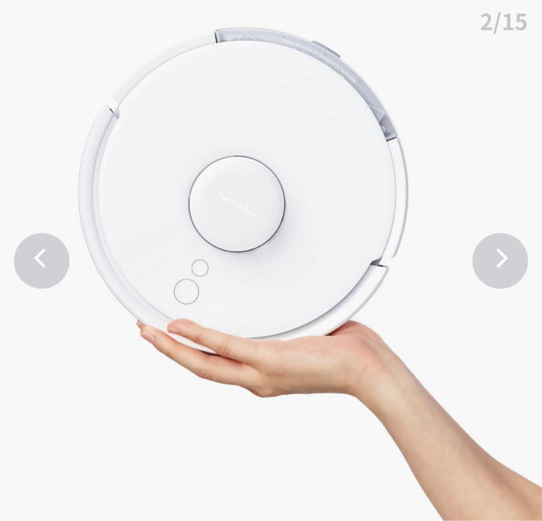 【switchbot】世界最小ロボット掃除機×水拭き機能(長期保証29年1月迄)